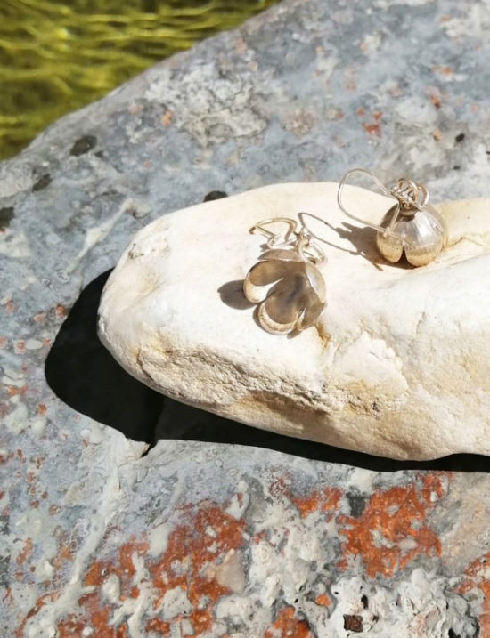 Pendientes, Flor de Plata