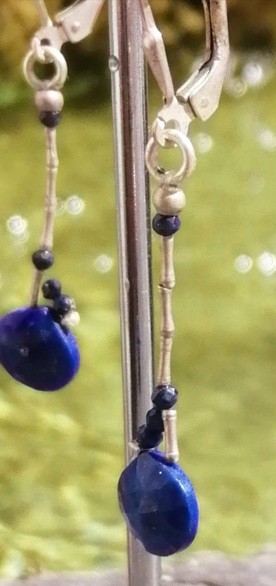 Pendientes de Lapislázuli y Plata